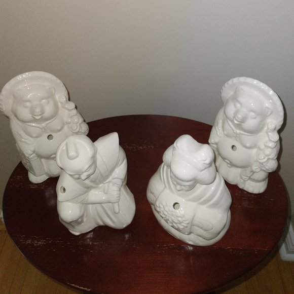 Vintage Ceramic Sculptures, Set of Four, Made in Japan - Picture 3 of 8